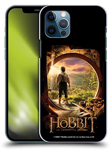 Head Case Designs Offizielle Zugelassen The Hobbit An Unexpected Journey Hobbit in der Tür Schluessel Kunst Harte Rueckseiten Handyhülle Hülle Huelle kompatibel mit Apple iPhone 12 / iPhone 12 Pro