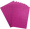 Springboard A4 Pink Glitter Card Sheets - 10-Pack 290gsm Non Shed Glitter Cardstock for Card Making - Compatible w/Die-Cutting Machines - Sparkly Craft Supplies