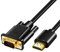 HDMI-auf-VGA-Adapterkabel 3m, HDMI-Stecker auf SVGA-Stecker Video-Konverterkabel, 1080P HD vergoldet aktives Monitor-DSUB-Kabel für Desktop, Laptop, Projektor, HDTV, Raspberry Pi, Roku, Xbox (3 m)