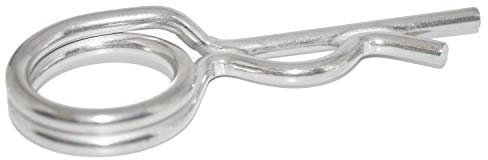 Federstecker 7,0mm x 150mm 2 Stück doppelte Ausführung Edelstahl nach DIN 11024 A4 NIRO, Nirosta für eine Bohrung Ø 8,0 mm