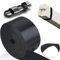 TEUVO Klett Kabelbinder, 50mm X 5M Nicht Klebstoff Klettverschluss für Kabel Binden, DIY Handwerk, Vorhangbefestigung, Wiederverwendbar Klettband für Cable Management rund Startseite und Büro