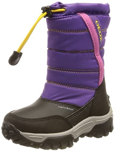 Geox Mädchen J Himalaya Girl B Ab Stiefel,29 EU,Purple Black