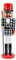Ornativity Christmas Checkered Soldier Nutcracker – Black and White Wooden Nutcracker Toy Soldier Knight with a Staff in Hand Xmas Themed Holiday Nut Cracker Doll Figure Decorations