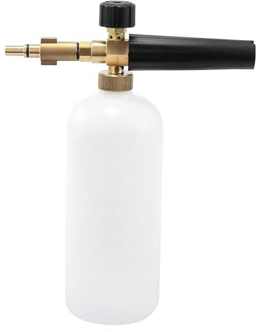 YUET Lavaggio auto idropulitrice ad alta pressione Jet Wash per Bosch Aquatak/Black & Decker/Norse/Neo Spruzzatore Regolabile Snow Foam Lancia Pistola Pot Cannone Ugello Blaster Dispenser di