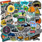EOCOYAR 100 Stück Outdoor Vsco Camping Aufkleber Camping Reise Stickers Wasserdicht für Auto Motorrad Laptop Skateboard Fahrrad Koffer Notebook Gitarre Gepäck Snowboard