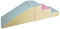 Lot de 2 Grands Blocs en Mousse: Toboggan et escaliers pour crèches (Couleur: Rose, Bleu, Jaune (Pastel))