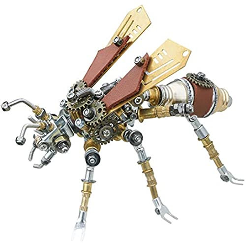 JOMIOD Metall 3D Modell, DIY Termite Metall Modellbausatz, 3D Metall Puzzle Kit, 3D Puzzle Insekt Konstruktionsspielzeug Metall Mechanischer Tier Baukasten Geschenk für Erwachsene und Kinder
