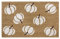 Hanse Home Kokos Fußmatte Halloween für Innen - Schmutzfangmatte Natur, Kokosmatte Kürbis Weiß, Fußabtreter rutschfest für Flur, Terrasse, Eingangsbereich - 45x75cm