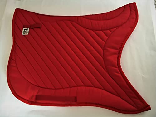 Tapis de selle rouge US STALLION personnalisé avec broderie