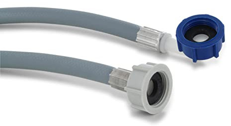 DEKAROX Tuyau d'arrivée d'eau 3/4 droit/angle 90° pour machine à laver et lave-vaisselle 3 m