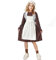 M MUNCASO Victorian Maid Costume Girls Medieval Victorian Kids Village Girls Fancy Dress with Cap for Party Halloween Cosplay