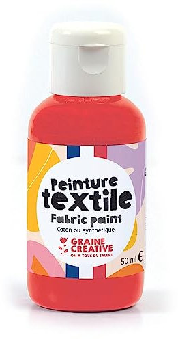 Vernice tessile 50 ml - rosso