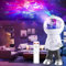 SIVQIKE LED Sternenhimmel Projektor Astronaut,Spaceman Galaxy Projektorlicht,Galaxy Light mit Fernbedienung,Sternenprojektor Kinder und Erwachsene, Smart Star Projector Weiß