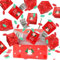 brûl. Weber Weihnachts Überraschungsbox, Faltbare Pop-Up Borgende Weihnachtsbox - 12 Geldgeschenksteine für Ihre Familie, Kinder oder Freunde (B)