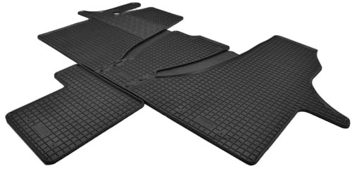 Mattenprofis Gummimatten Gummifußmatten passend für VW T6.1 Transporter/Caravelle/Multivan 2-Sitz 4 TLG. ab Bj.2020