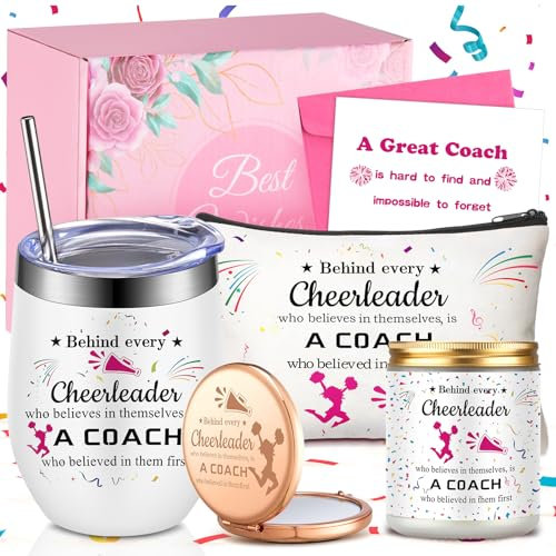 Ninehaoou Cheerleader-Geschenke für Frauen, Cheerleader-Geschenke, Rosenrot