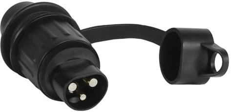 Yinaolan Kits Prise 3 Broches Remorque 12V 24V, connecteur de Prise de remorquage étanche à 3 Broches pour remorques de Voiture européennes, Camping-Car, Camion, Bateau, caravanes