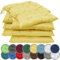 NatureMark 8er Set Stuhlkissen mit Bändern 40x40 cm – Gefüllte Sitzkissen, Outdoor & Indoor – Gelb