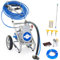 BAUTEC Airless Profi-Farbsprühgerät 1.500 W, 220 bar, 4 l/min » Airless Painter Lackiergerät » Set inkl. 15m Schlauch, Airlesspistole, Lanzen 50/25cm » Farbspritzgerät auch für Dachbeschichtungen