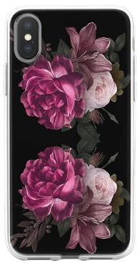 Coque Transparente Design pour Apple iPhone, imprimée en France, Les Roses (iPhone X)