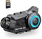 GEARELEC Auriculares Bluetooth para casco de motocicleta con cámara 1080P [bloqueo de sensor G], 2-8 conductores 2000 m, sistemas de intercomunicación de motocicleta dúplex completo, cámara de