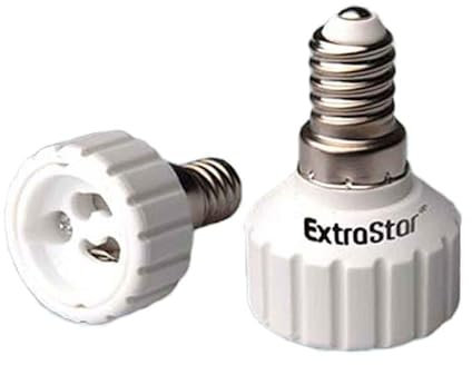 A2ZWORLD 2 Stück Adapter E14 auf GU10, Lampenfassung, Adapter und Konverter