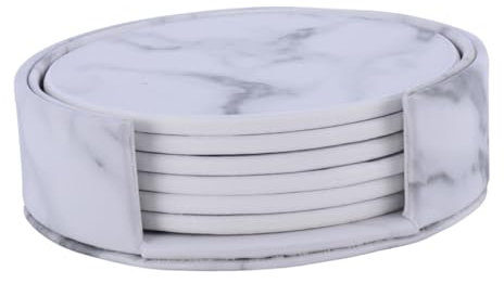 SHOWERORO 1pieza Alfombrilla De Mesa De Mármol Posavasos Aislantes para Diseño Elegante y para Bebidas y Decoración