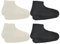 Amexo 4 Paar Schuhüberzieher Wasserdicht, Unisex Silikon Regenüberschuhe Wasserdichte Überschuhe mit Antirutschsohle Schuhüberzieher Mehrweg Regen Schuhüberzieher für Regen Schlammige Straßen (M)