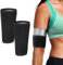 COYUN 2 Stück Sauna Armband Verstellbares Arm Band, Arm Fitness, Arm Bänder, Elastisches Armband für Sport Fitness Frauen Männer Schwarz Sauna Armband Adjustable Arm Belt