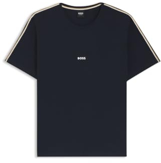 BOSS Men's Unique T-Shirt 10259900 02 Pyjama, Dark Blue, L