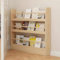 ＳＥＡＦＩＯＺ Bookcase, Behind The Door Bookshelf, Wooden Behind Door Bookshelf 3/4/5/6 Tier, Living Room Storage Shelves, Space-Saving Kids Bookcase 3 Tier-27.6 Lx3.9 Dx35.1 H