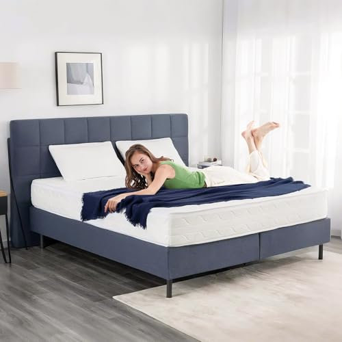 EGO HOME Matratze 90x200 Härtegrad H3 23cm - Ergonomische 7-Zonen Hochwertige Kaltschaummatratze mit waschbarem Bezug, Atmungsaktiv Schaumstoffmatratze Rollmatratze, Öko-Tex Zertifiziert