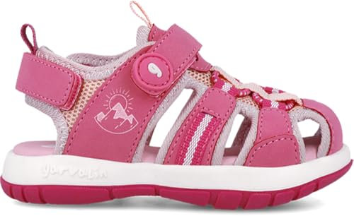 Garvalín - Sandalias de Senderismo Fucsia para niña 252821-C146-27, Fucsia
