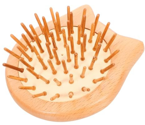 BESTYASH -Kamm Bürste Haarkamm Frauen kämmen süßer Kamm Frauen putzen Haarstyling -Werkzeuge Holz Khaki