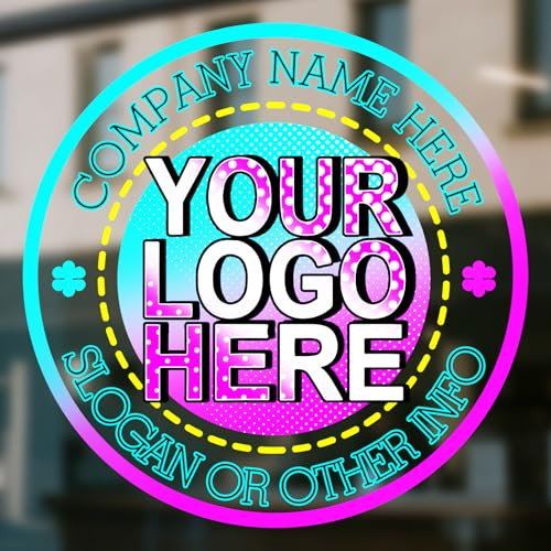 Decalcomanie personalizzate per finestre in vinile con logo aziendale personalizzato grande cartello sfuso per casa ufficio parete vetro veicoli camion auto
