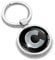Biomar Labs Skino Porte-clé Lettres A-Z Initiales Personnalisable de L'alphabet Alphabet Accessoires Homme Femme Cadeau Lettre C Argent KK 3