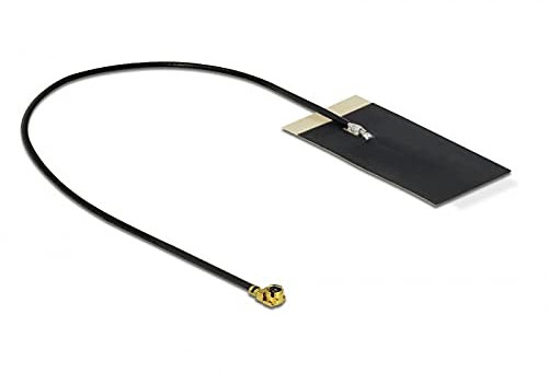 DELOCK WLAN 802.11 ac/ax/a/h/b/g/n Antenne MHF® I Stecker 2,7-3,0 dBi 1.13 15 cm FPC intern Klebemontage