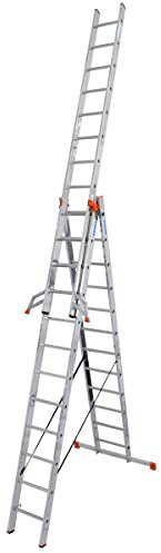 Krause MONTO Tribilo Sprossen- VielzweckLeiter mit Trittablage - 3x12 Sprossen