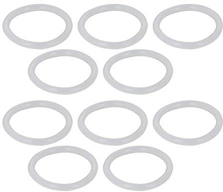 Othmro 10 Pcs weißer Silikon O Ring 32mm OD, 26mm ID, 3mm Breite VMQ Dichtungsringe