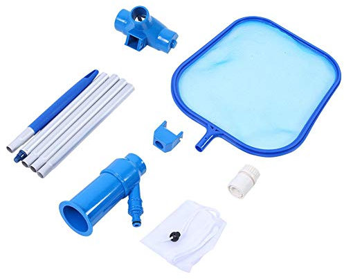 Pool Skimmer Net, Swimming Flat Leaf Skimmer Net Water Pond Hot Tub Cleaning Tool Maintenance Kit