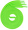 Swissly 1Paar Flache Schnürsenkel für Sneaker und Sportschuhe - sehr reißfest - ca. 7,0 mm breit aus 100% Polyester, Farbe: neon.Green Länge: 70cm