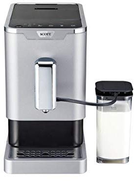 SCOTT UK - Slimissimo Intense Milk; Fully Automatic Bean-to-Cup Coffee Machine; 19 Bar Pressure, 1.1L, 1470W [Energy Class A+] [Energy Class A+]