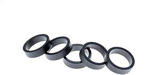 5 Stück 1 1/8 Zoll Alu Spacer Fahrrad Vorbau Distanz Ring 28,6 mm Steuersatz 10 mm