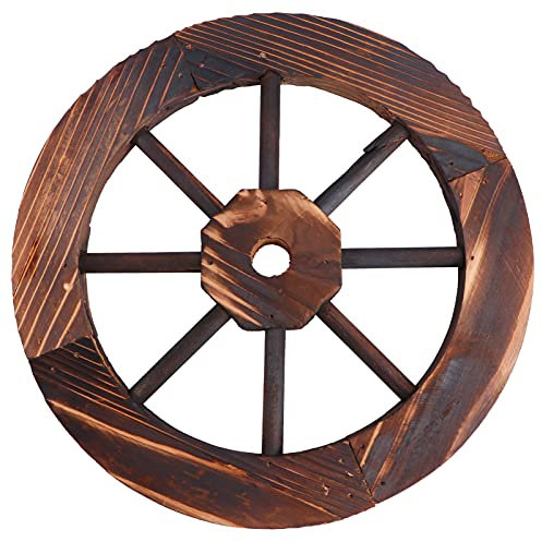 YARNOW Holzkunst Anhänger Im Raddesign Für Wanddekoration Natürliches Material Langlebig Und Vielseitig Einsetzbar Für Hochzeitsfotos Und Layouts