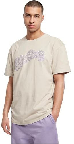 Urban Classics Herren T-Shirt Baseball Tee Cloud S