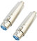euroharry 2 pezzi adattatore XLR-Cinch Cavo per microfono audio, 3 pin, presa XLR a presa Cavo -Cinch