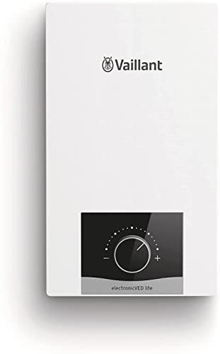 Vaillant elektronischer Durchlauferhitzer, VED lite 11-13/1 L O, druckfest, 11-13kW, 400V, gradgenaue Auslauftemperatur, stufenlos einstellbar, Übertischgerät, 0010044427, [Energieklasse A]