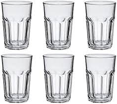 Verre Incassable Transparent Réutilisable | 43 cl | Adultes et Enfants | Gobelet Eau - Jus de Fruits - Cocktail | Piscine Bateau Camping | 6 Verres en Tritan sans BPA | Solidité - Sécurité |