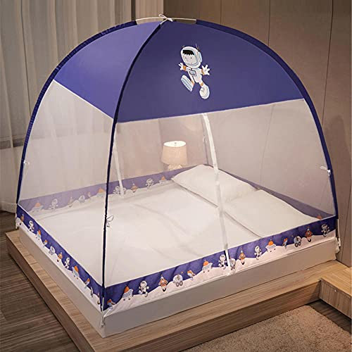 Zanzariera Traspirante Zanzariera Pieghevole Portatile Zanzariera Zanzariera per Letto Zanzariera a Rete Fine per Letto Zanzariera Portatile Tenda-150 * 200 cm