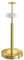 etc-shop Lampenfuß ohne Schirm Messing Lampenfuss für Tischlampe Lampenständer ohne Schirm, dimmbar, 13,4W 1200Lm warmweiß, BxH 18x45 cm